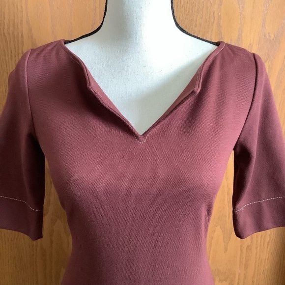 MM Lafleur The Narie Brown Dress Sz-0 - Picture 3 of 6